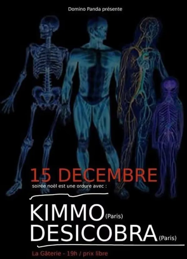 Affiche principale de l'événement : Kimmo + Desicobra