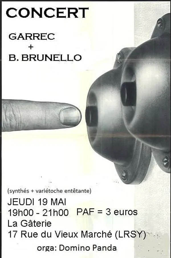 Affiche principale de l'événement : Antoine Garrec + Baptiste Brunello