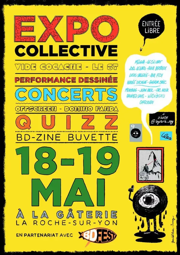 Affiche principale de l'événement : Festival  Bd Fest 2024