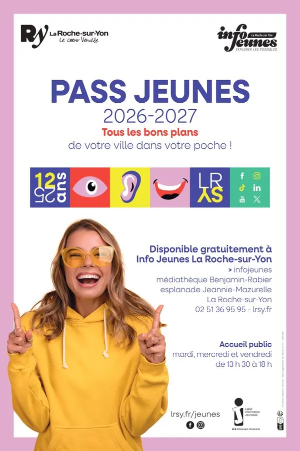 Affiche principale de l'événement : PASS JEUNES 12-25 ANS