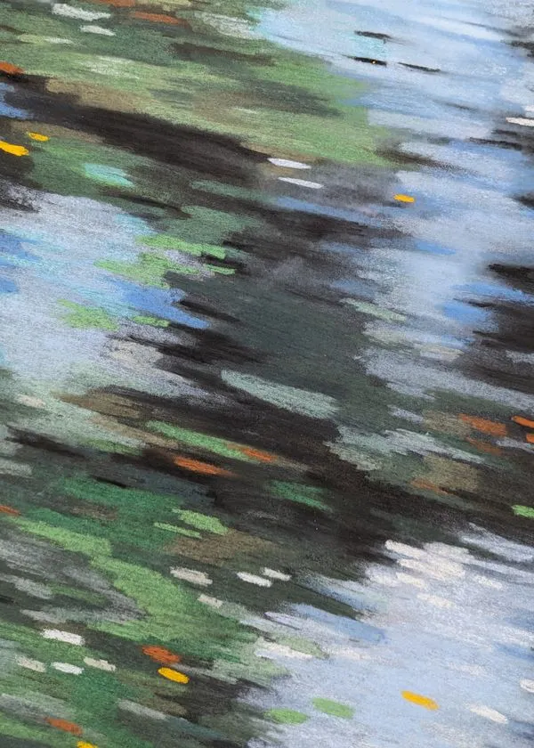 Affiche principale de l'événement : EXPO PROLONGÉE : L'ÉCHAPPÉE, NATHALIE BEKHOUCHE