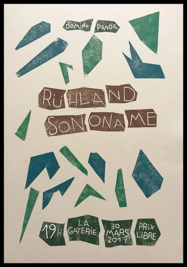 Affiche principale de l'événement : Rühland + Sononame