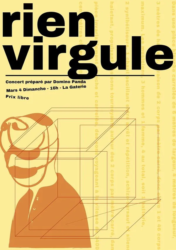 Affiche principale de l'événement : Rien Virgule
