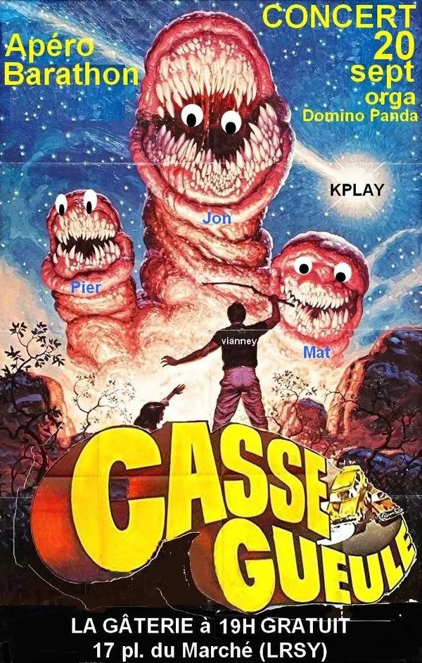 Affiche principale de l'événement : Casse Gueule