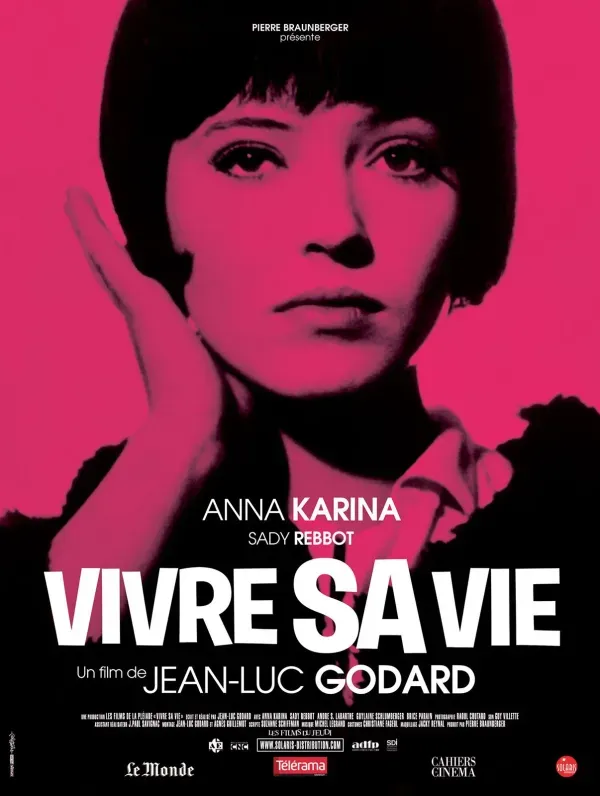 Affiche principale de l'événement : VIVRE SA VIE de Jean-Luc Godard – Carte Blanche à Alice Dourlen