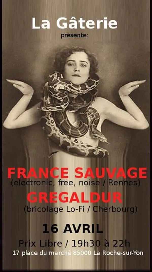 Affiche principale de l'événement : France sauvage + Gregaldur