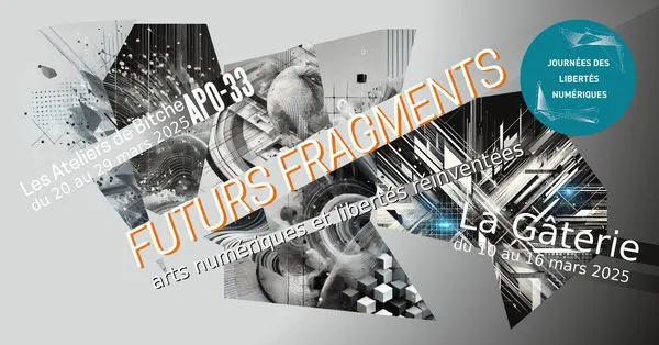 Affiche principale de l'événement : Journées des Libertés Numériques - Futurs Fragments