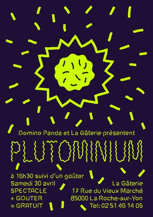 Affiche principale de l'événement : Plutominium