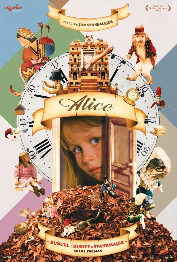 Affiche principale de l'événement : Alice  de Jan Švankmajer - carte blanche à Katarina Kudelova