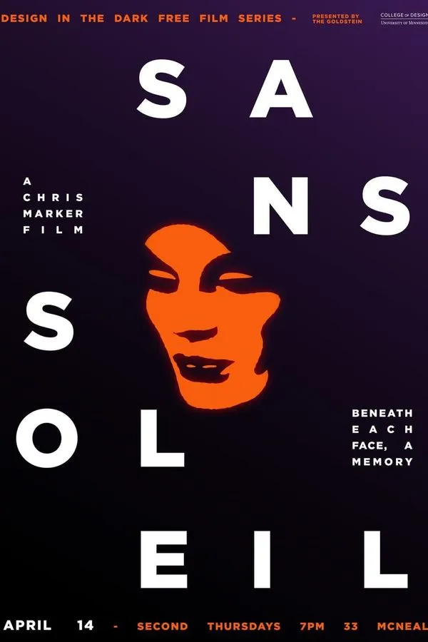 Affiche principale de l'événement : SANS SOLEIL de Chris Marker - Carte Blanche à l'Artiste Gwen Gérard
